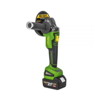 Amoladora angular a batería ProCraft PWA216, 21 V, 8500 rpm, disco 125 mm, Brushless