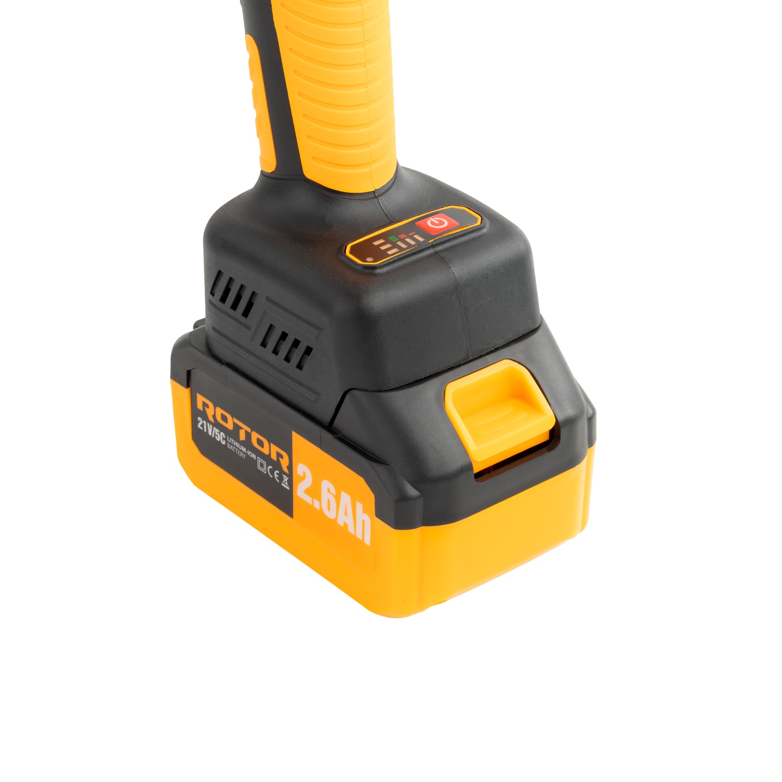 Amoladora angular a batería ROTOR RAG-2.6 A, 21 V, 2.6 Ah, 600 W, Brushless - Imagen 5