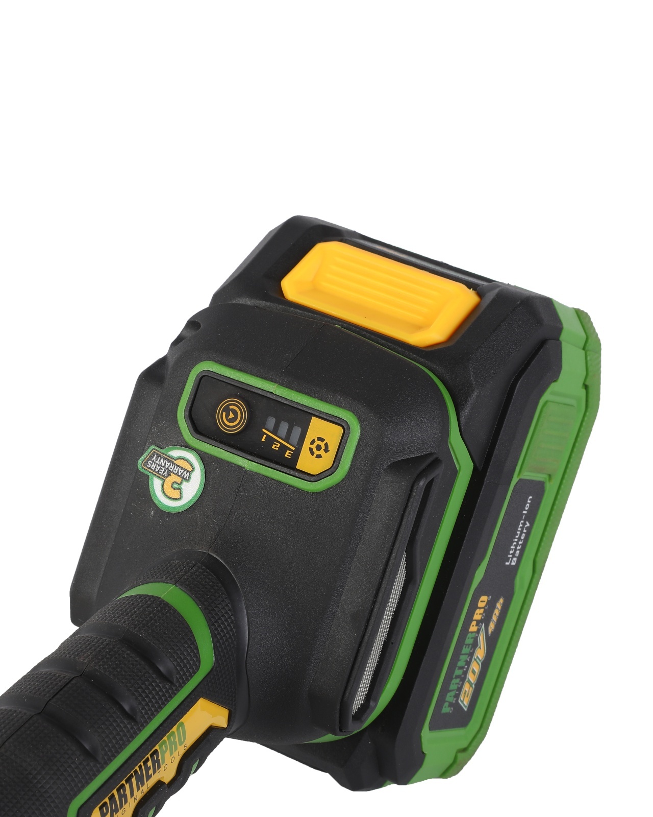 Amoladora angular a batería PartnerPro PBA-4 A, 20 V, 125 mm, motor brushless 1100 W, batería 4 Ah y cargador incluidos - Imagen 4