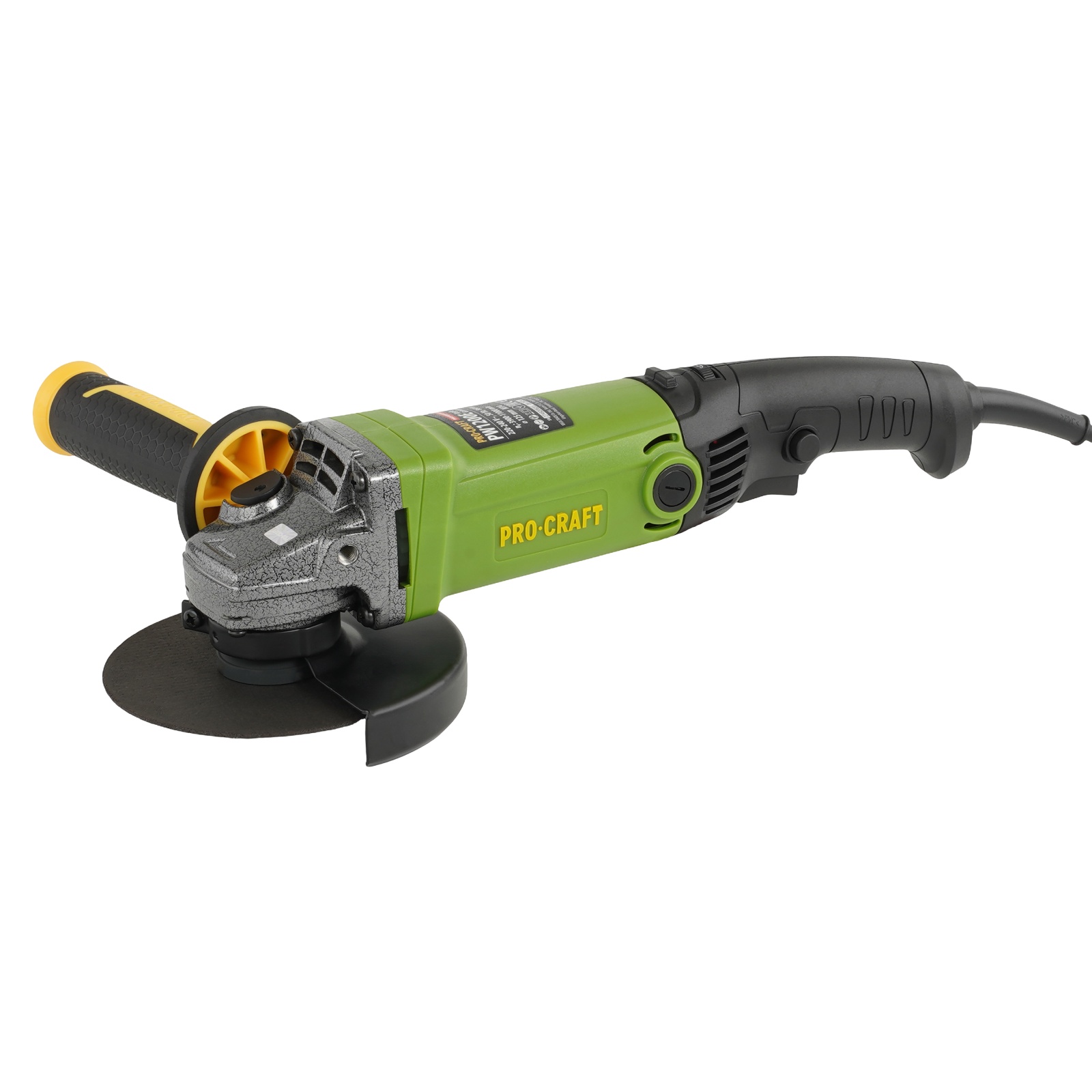 Amoladora angular con variador ProCraft PW1200E, 860 W, 11000 rpm, disco 125 mm