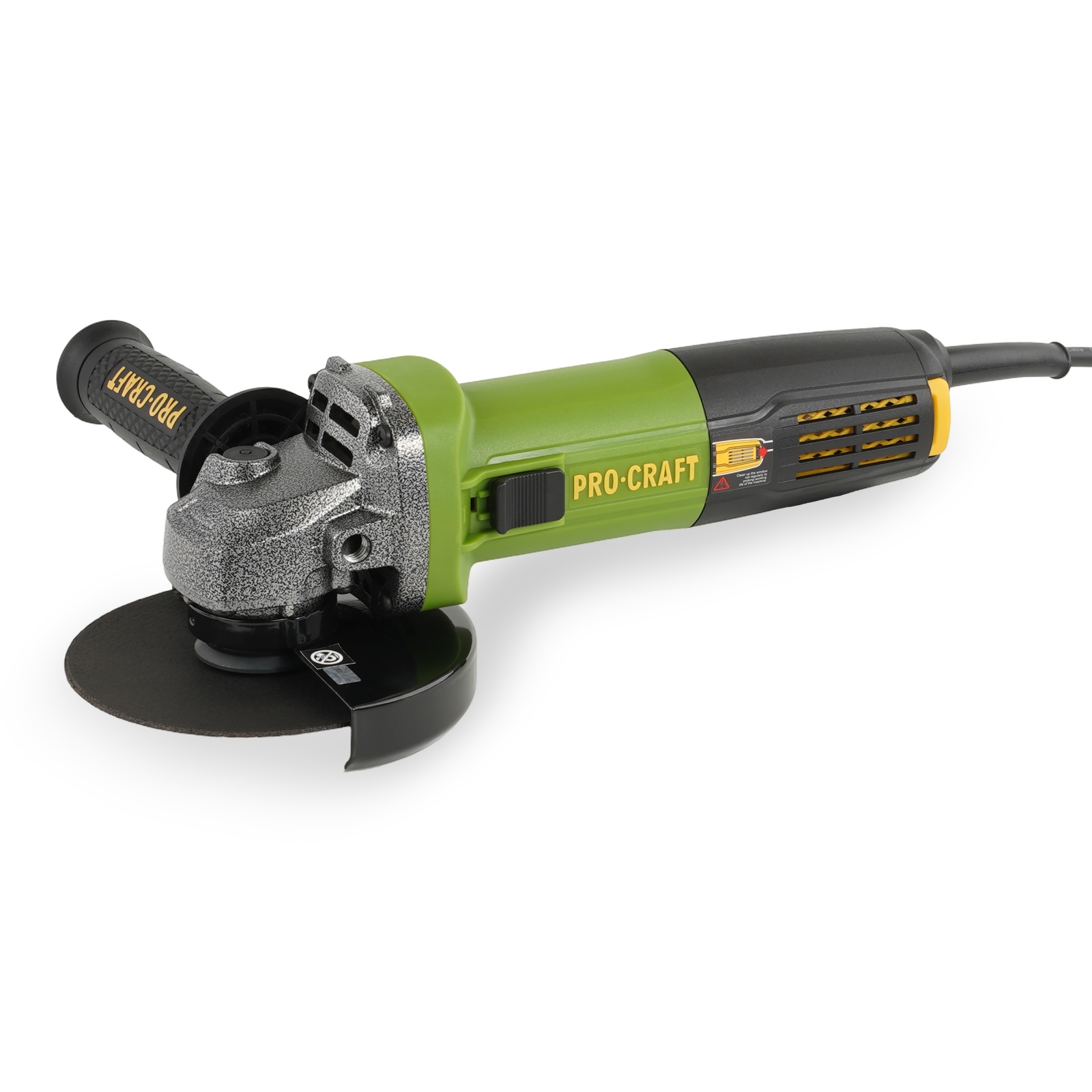 Amoladora angular ProCraft PW1050, 850 W, 12000 rpm, disco 115 mm