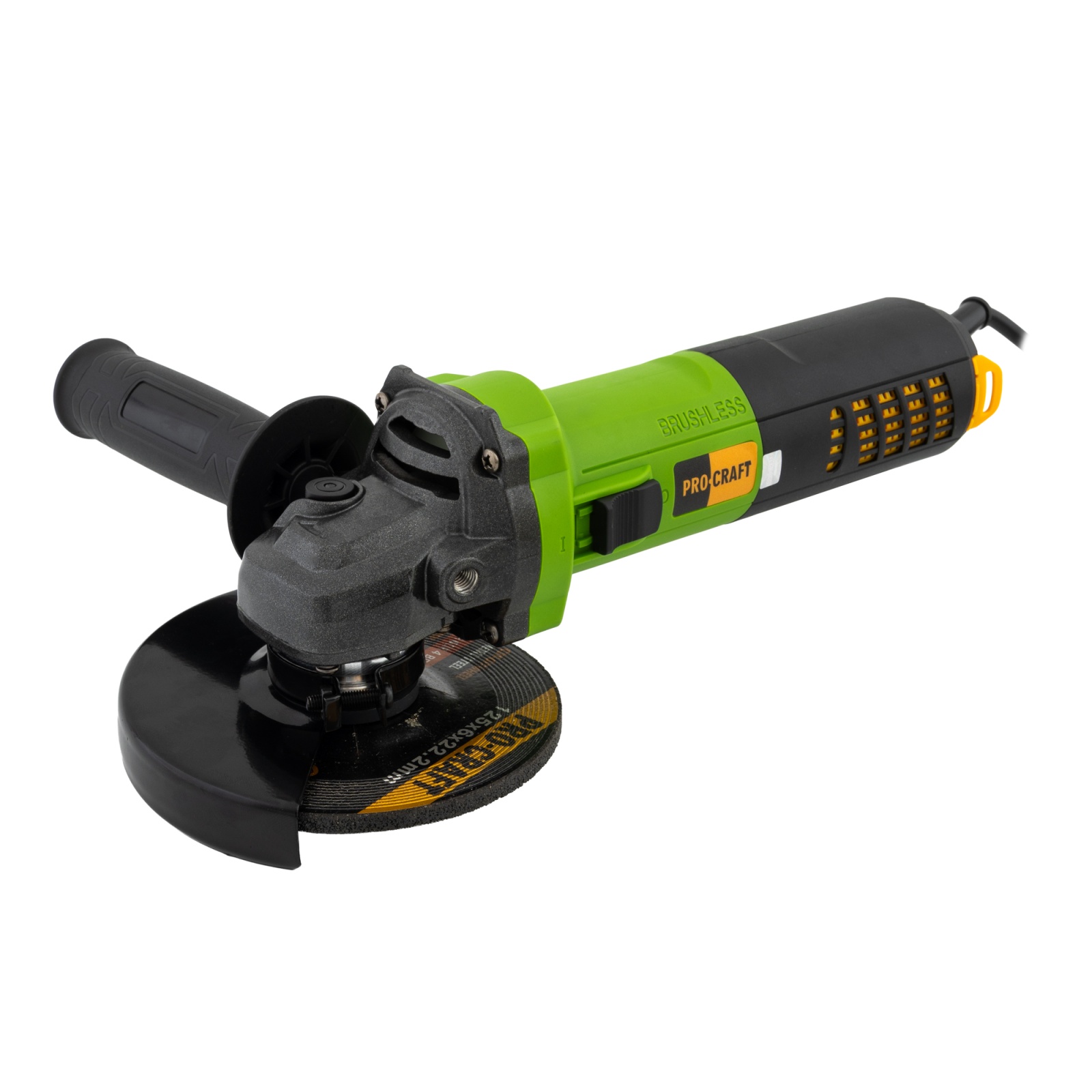 Amoladora angular ProCraft PW2200, 1100 W, 11000 rpm, disco 125 mm