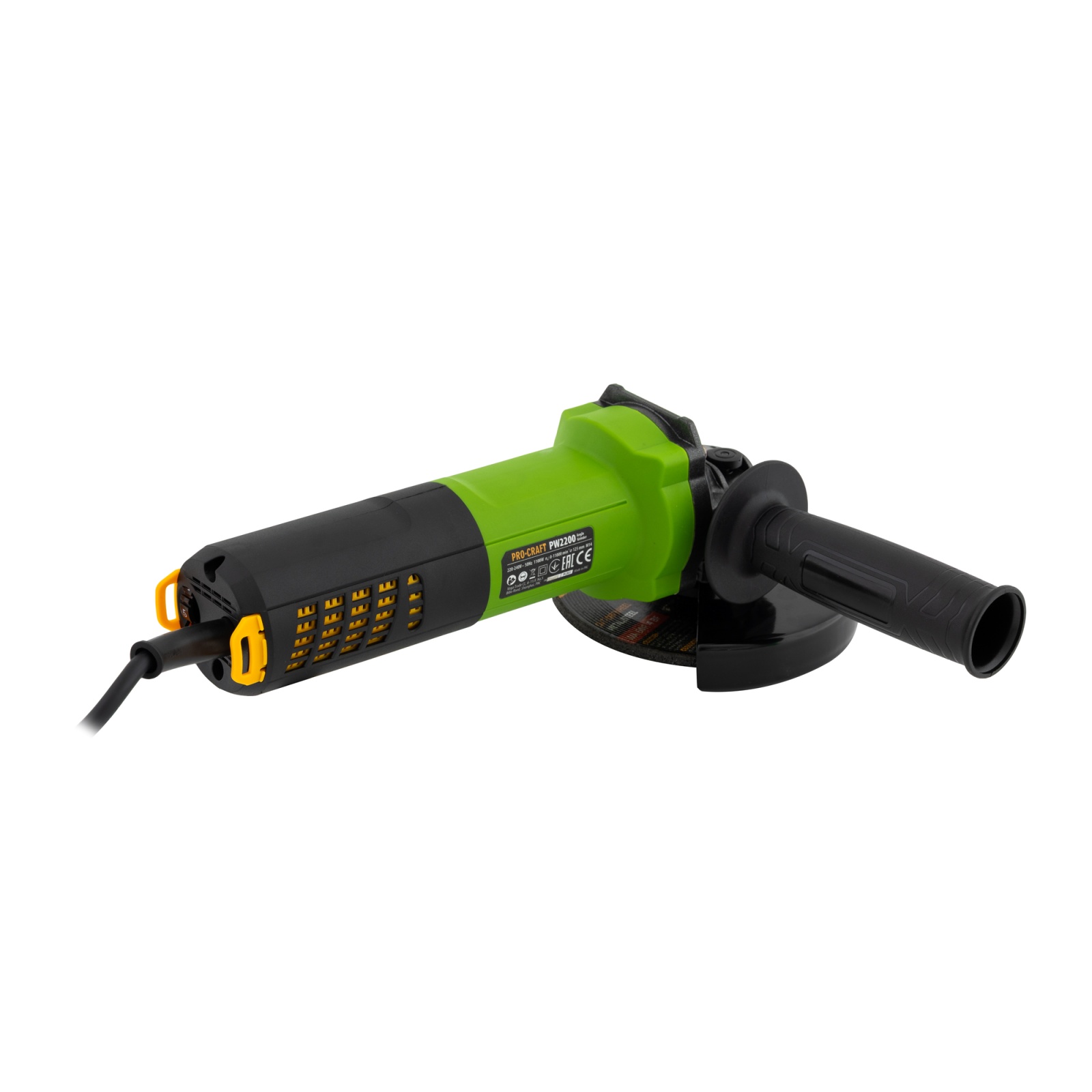 Amoladora angular ProCraft PW2200, 1100 W, 11000 rpm, disco 125 mm - Imagen 3