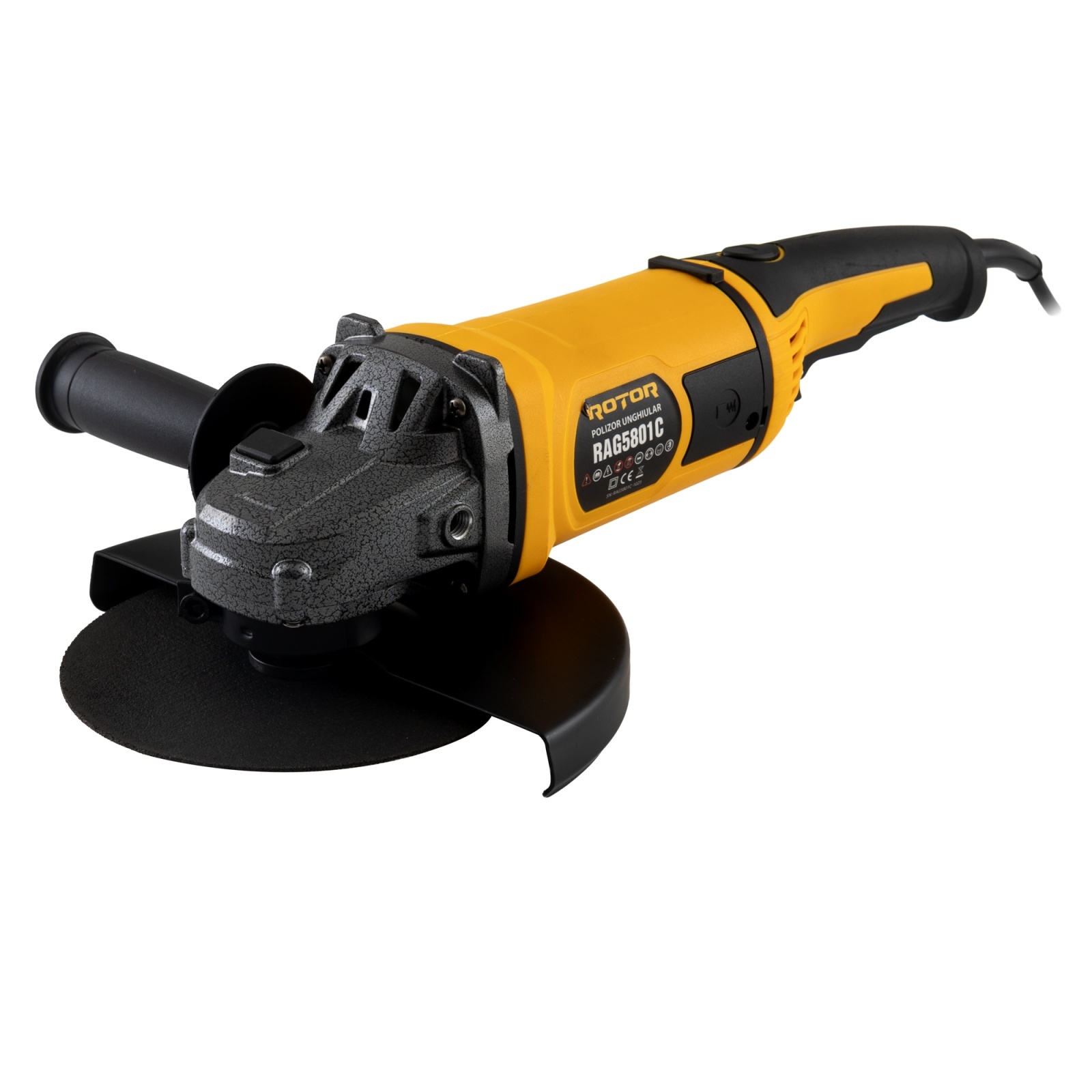 Amoladora angular ROTOR RAG5801C, 2050 W, disco 230 mm, con escobillas
