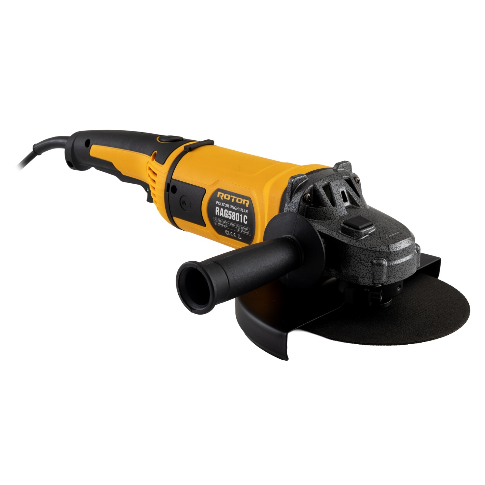 Amoladora angular ROTOR RAG5801C, 2050 W, disco 230 mm, con escobillas - Imagen 4