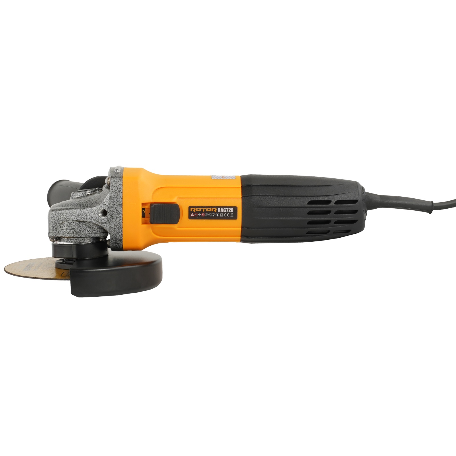 Amoladora angular ROTOR RAG720, 720 W, 11000 rpm, disco 125 mm, para corte de metal - Imagen 2
