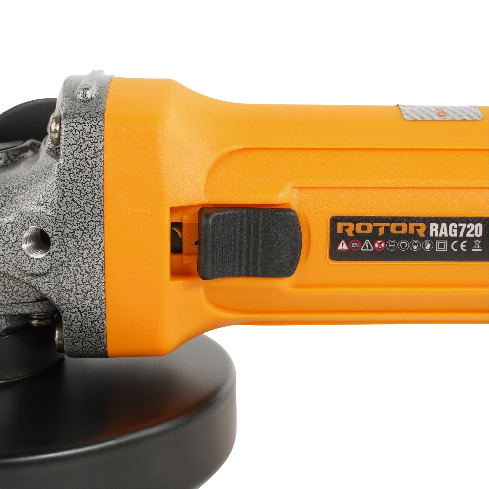 Amoladora angular ROTOR RAG720, 720 W, 11000 rpm, disco 125 mm, para corte de metal - Imagen 3