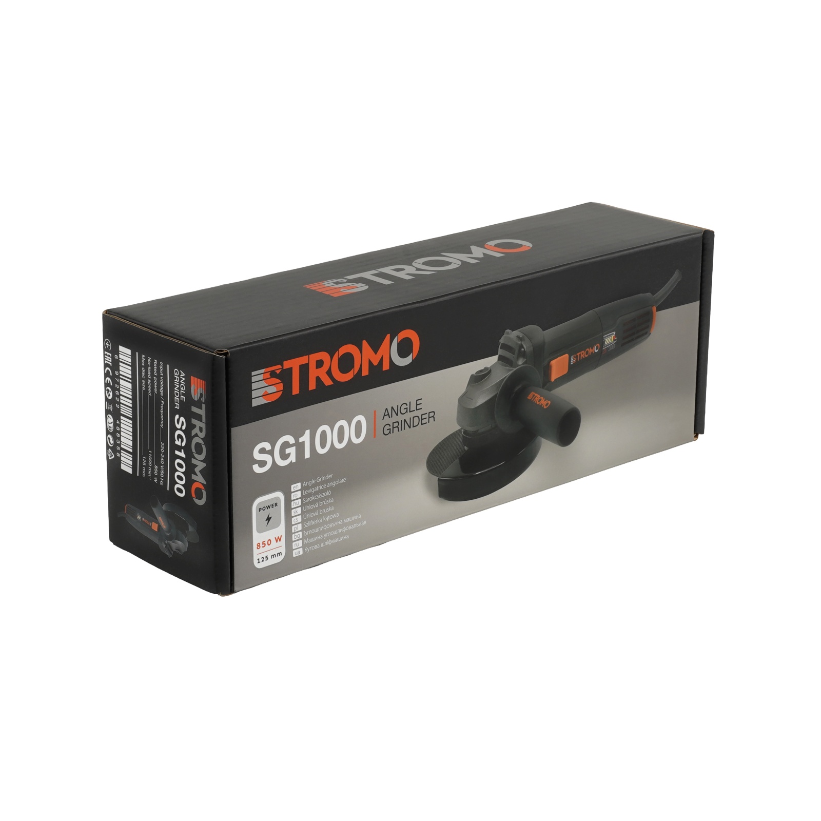 Amoladora angular Stromo SG1000, 850 W, 11000 rpm, disco 125 mm - Imagen 5